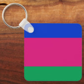 Kubanische Flagge Schlüsselanhänger (Vorderseite)