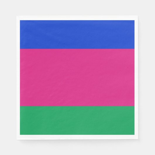 Kubanische Flagge Serviette (Vorderseite)