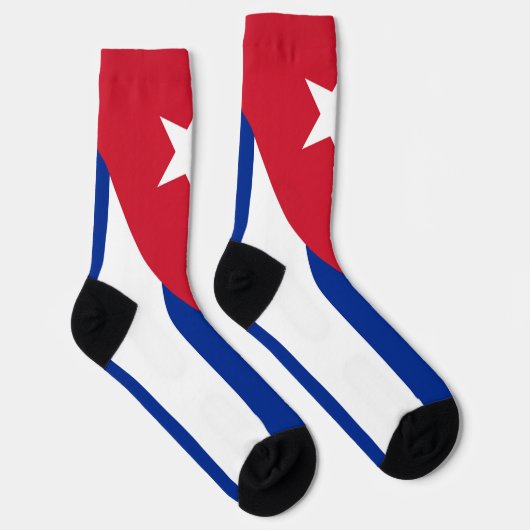 kubanische Flagge Socken (Rechts)