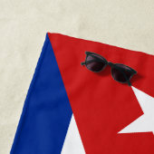 Kubanische Flagge Strandtuch (Beispiel)