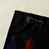 Kubanische Flagge Strandtuch (Beispiel)