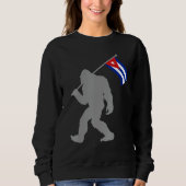 kubanische Flagge Sweatshirt (Vorderseite)