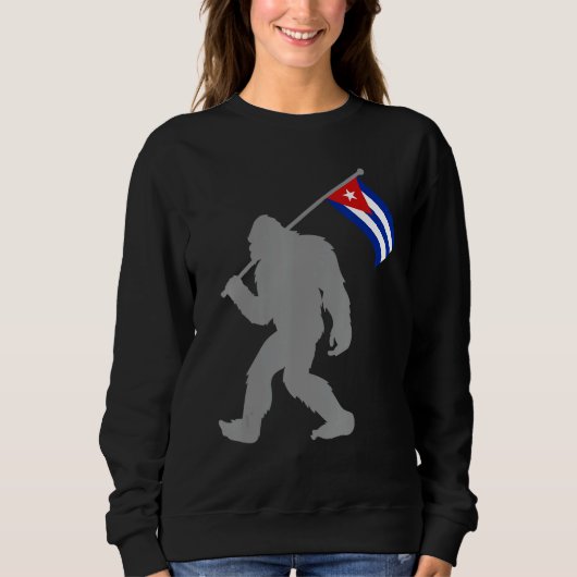 kubanische Flagge Sweatshirt (Vorderseite)
