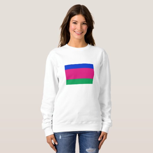 Kubanische Flagge Sweatshirt (Vorne ganz)