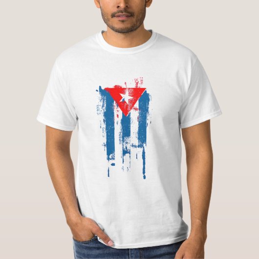 kubanische Flagge T-Shirt (Vorderseite)
