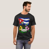 Kubanische Flagge T-Shirt (Vorne ganz)