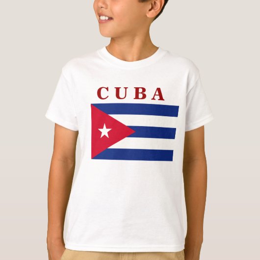 kubanische Flagge T-Shirt (Vorderseite)