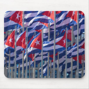 Kubanische Flaggen, Havanna, Kuba Mousepad