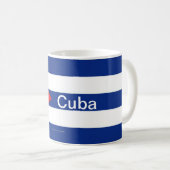 Kubanische Flaggen-Tasse Kaffeetasse (VorderseiteRechts)