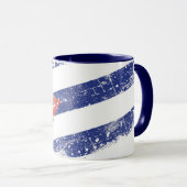 Kubanische Flaggen-Tasse Tasse (VorderseiteRechts)