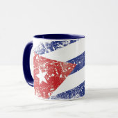 Kubanische Flaggen-Tasse Tasse (Vorderseite Links)