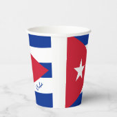 Kubanische Flaggenpapiertassen und Kuba-Party /spo Pappbecher (Rechts)