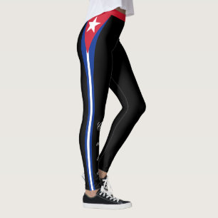 Kubanische Leggings, kubanische Flagge /sport Leggings