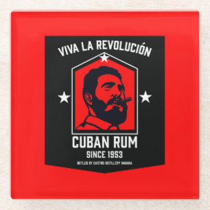 Kubanische Libre Rum Drinkers Revolution Glasuntersetzer