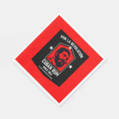 Kubanische Libre Rum Drinkers Revolution Serviette (Ecke)