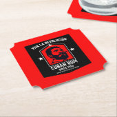 Kubanische Libre Rum Drinkers Revolution Untersetzer (angewinkelt)