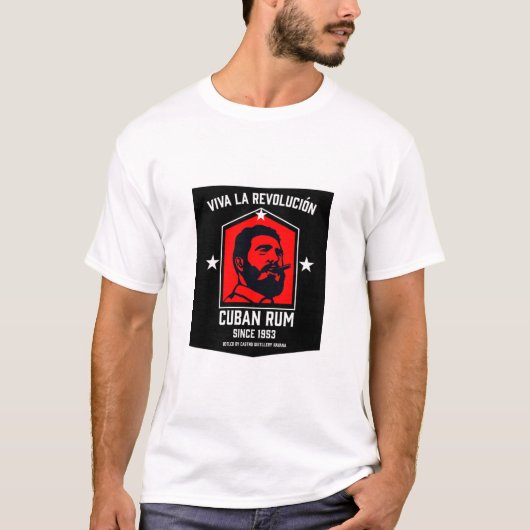 Kubanische Libre Rum Trinker Revolution  T-Shirt (Vorderseite)