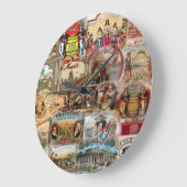 Kubanische Nostalgie Vintage Uhr (Winkel)