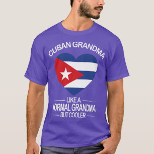 Kubanische Oma Abuela Kubana kubanische Flagge Kub T-Shirt