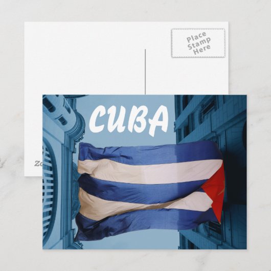 kubanische Postkarte (Vorne/Hinten)