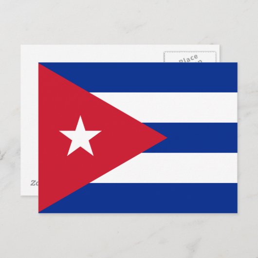 kubanische Postkarte (Vorne/Hinten)