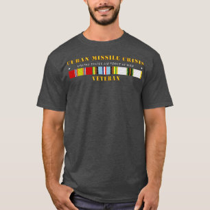 Kubanische Raketenkrise w AFEM COLD SVC USAF T-Shirt