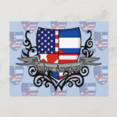 Kubanische Schildflagge Postkarte (Vorderseite)