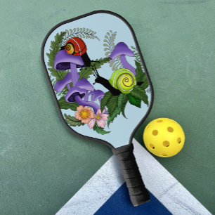 Kubanische Schnecken Lila Pilze Pickleball Schläger