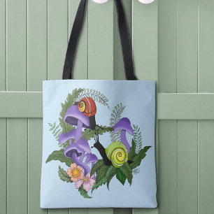 Kubanische Schnecken Lila Pilze Tasche