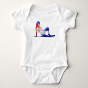 Kubanische Silhouette Baby Strampler