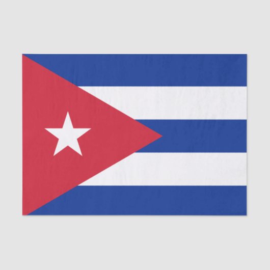 kubanische und kubanische Flag-Papiere /Modededeko Seidenpapier (Vorderseite)