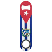 kubanische Wappenflagge Speed Flaschenöffner (Rückseite)