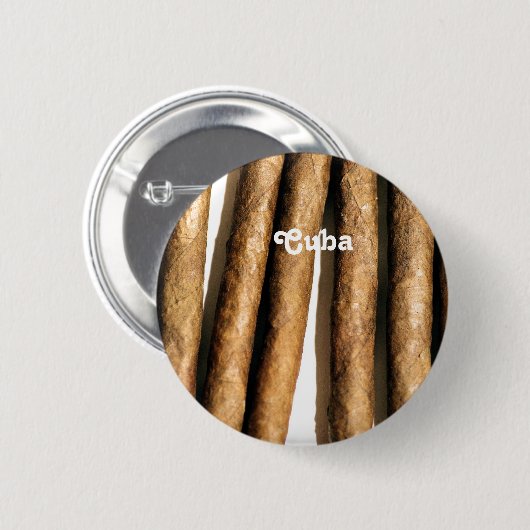 Kubanische Zigarren Button (Vorne & Hinten)