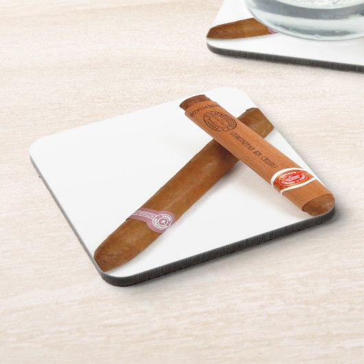 Kubanische Zigarren Getränkeuntersetzer (Linke Seite)