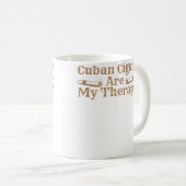 Kubanische Zigarren Raucher Tabak Cubano Zigarette Kaffeetasse (VorderseiteRechts)