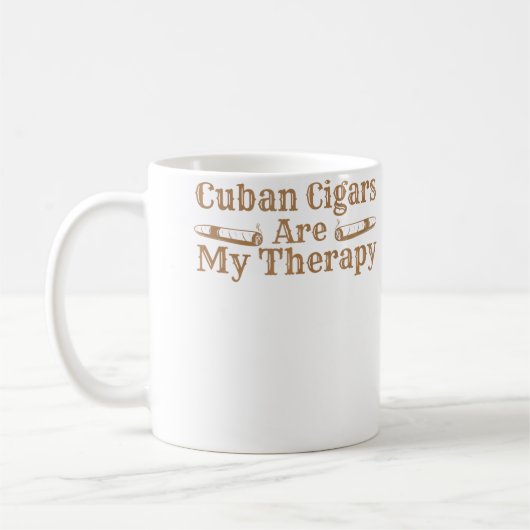 Kubanische Zigarren Raucher Tabak Cubano Zigarette Kaffeetasse (Links)