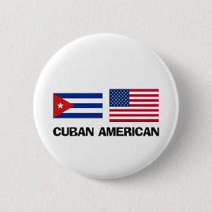 Kubanischer Amerikaner Button