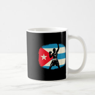 Kubanischer Boxer-Power mit Flaggenstolz Kaffeetasse