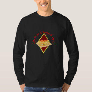 Kubanischer Sandwich-Vorbehalt Helle Hintergrund-E T-Shirt
