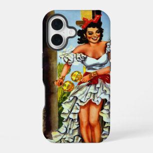 Kubanischer Tänzer Vintage Reise iPhone 16 Hülle
