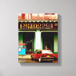 Kubanisches Foto Alt-Havanna   Prado 264   Leinwanddruck