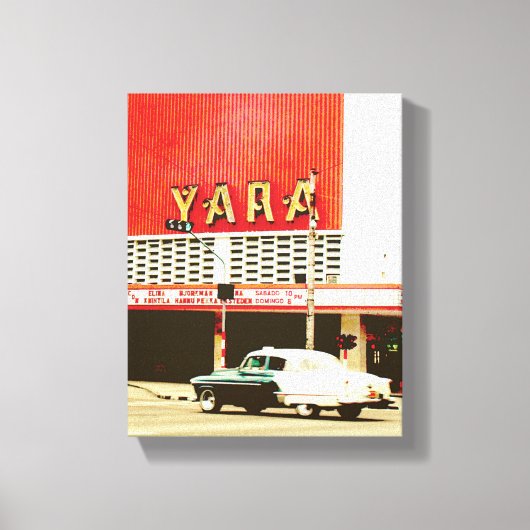 Kubanisches Foto Alt-Havanna | Yara | Leinwanddruck (Vorderseite)