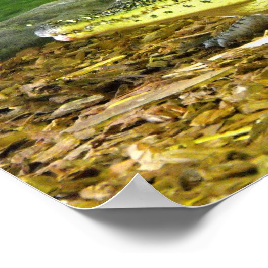 kubanisches Krokodil Poster (Ecke)