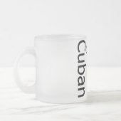 Kubanisches Küken Mattglastasse (Links)