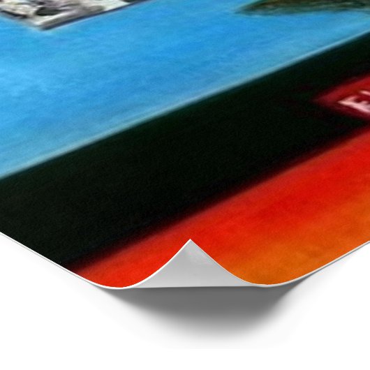 Kubanisches Rum Art Poster (Ecke)