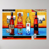 Kubanisches Rum Art Poster (Vorne)