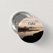 Kubanisches Stadtbild Button (Vorne & Hinten)