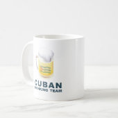 Kubanisches trinkendes Team Kaffeetasse (Vorderseite Links)
