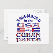 Kubanteile Postkarte (Vorne/Hinten)