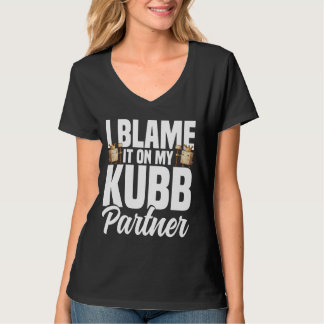 Kubb King Viking Schach Legend Lawn Game Set T-Shirt
